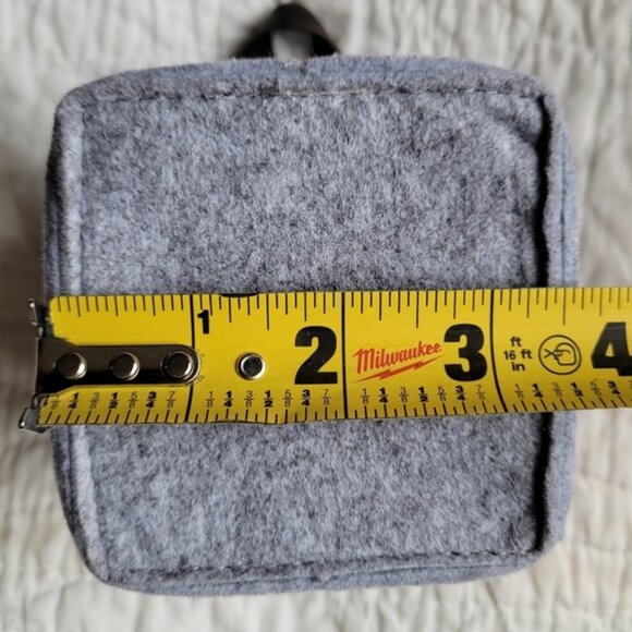 Thirty-One Dreamkeeper Mini Bin Brushed Whisper Grey Elephant Faux Leather Loop - Picture 10 of 12